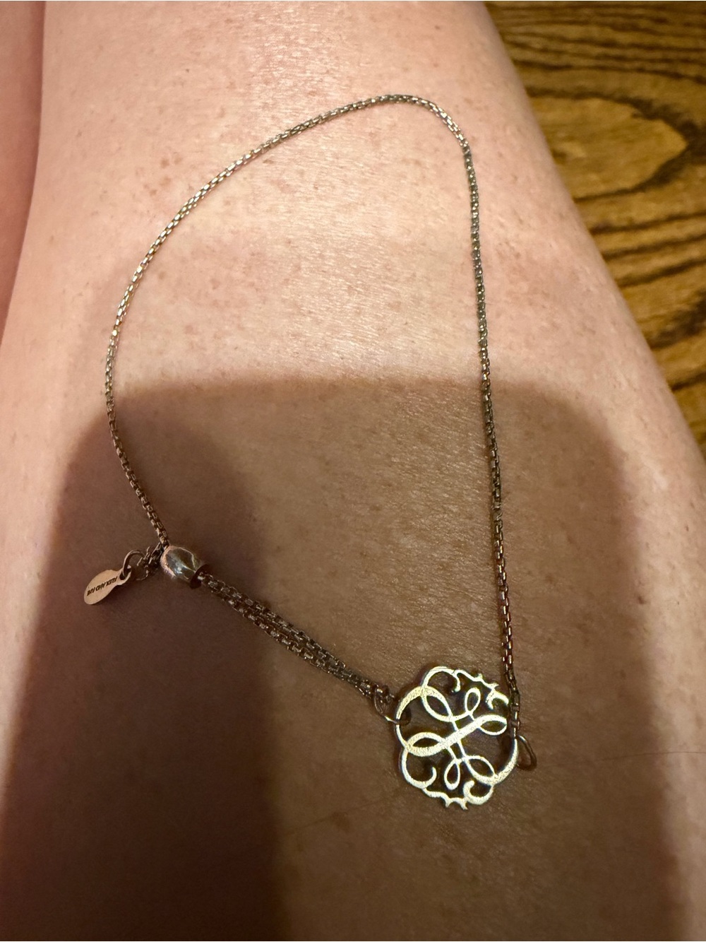 Alex and Ani Gold Filigree Convertible Bracelet